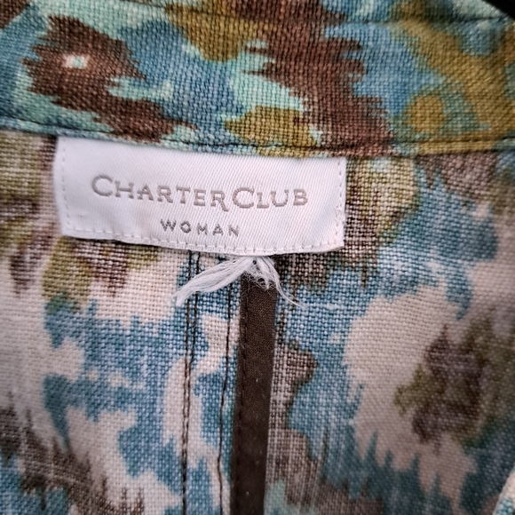 Signature Jacket. Linen Jacket. Great Over Linen Outfit Or With White Jeans.. - Picture 8 of 8